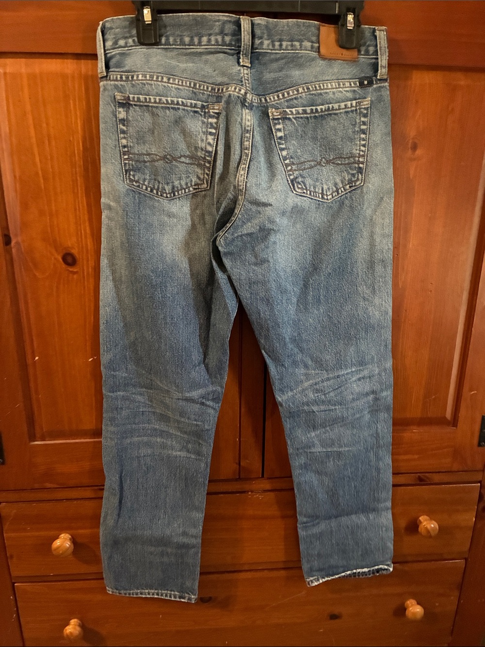Lucky Brand Women's Dylan Boyfriend Jeans - Faded Blue Wash 0/25 - Picture 2 of 6